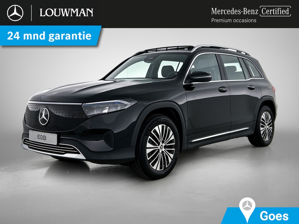 Mercedes-Benz EQB 250+ Business Solution Luxury 71 kWh | Smartphone integratie | Panoramaschuifdak | Sierdelen in Star Pattern | EASY PACK achterklep | Sfeerverlichting | Dodehoekassistent | Stoelverwarming |