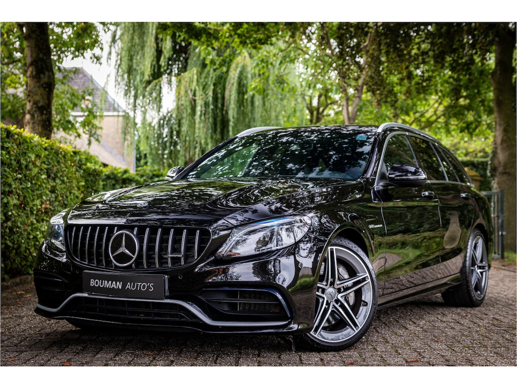 Mercedes-Benz C-klasse Estate AMG 63 Premium Plus Facelift Schaalstoel Distronic Burmester Panorama