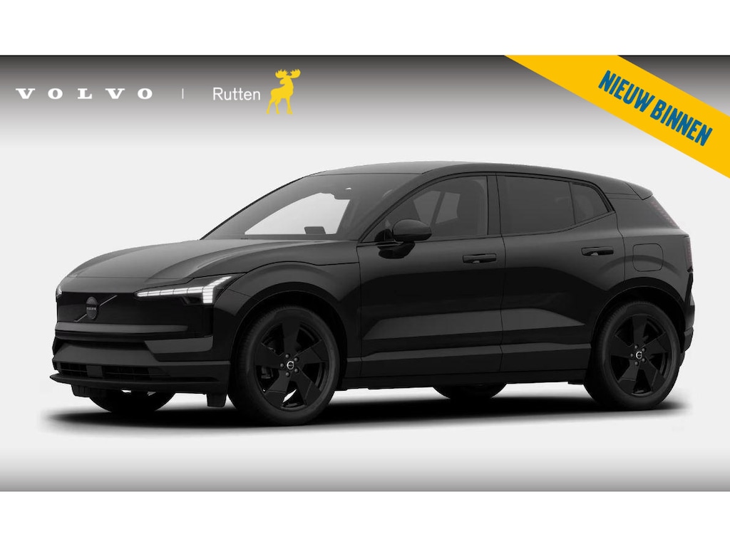 Volvo EX30 P5 Ext. Range Plus Black Edition Europa 69 kWh / Adaptive Cruise Control / Harman Kardon / Extra getint glas / Stoelverwarming / Stuurverwarming / Achteruitrijcamera / Elektrisch verstelbare stoelen /