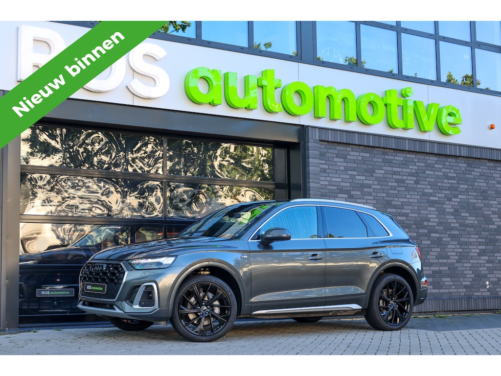 Audi Q5 50 TFSI e S edition | BTW | 21 INCH | LEDER | ELEK.TREKHAAK | SOH 87% | STOELVERWARMING |