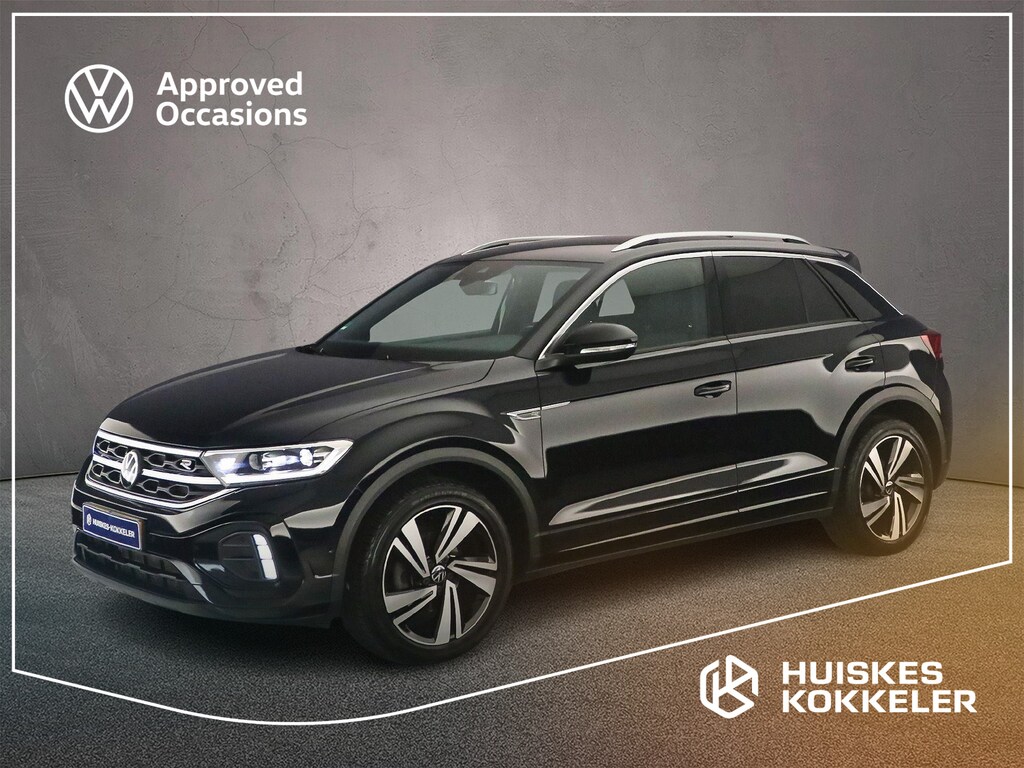 Volkswagen T-Roc 1.5 TSI R-Line Business 150pk DSG Automaat, Trekhaak, Adaptive cruise control, Stoelverwarming, Achteruitrijcamera, Navigatie, App-connect, Elektrische achterklep, Matrix LED koplampen, Parkeersensoren
