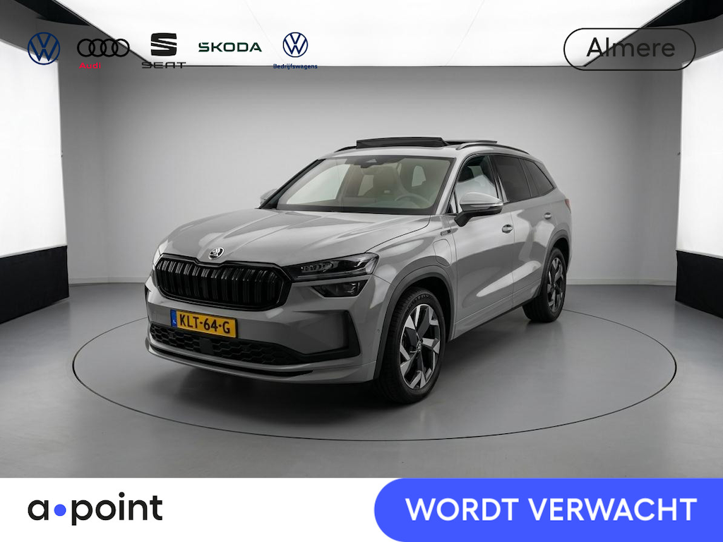 Skoda Kodiaq 1.5 TSI PHEV Sportline Business 204 pk Automaat | Verlengde garantie | Navigatie | Panoramadak | Trekhaak (wegklapbaar ) | Parkeersensoren | Achteruitrijcamera |