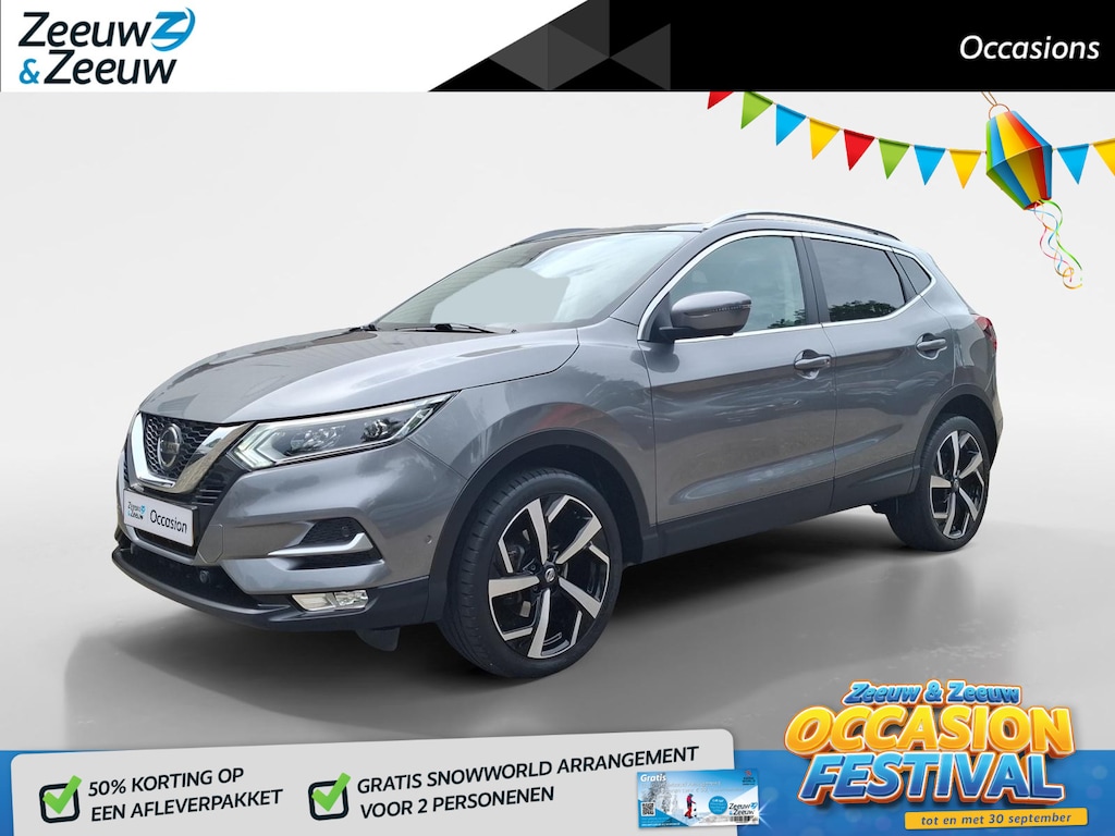 Nissan Qashqai 1.3 DIG-T Tekna | RONDOM CAMERA | NAVIGATIE | STOELVERWARMING | PANO DAK | ELEKTRISCHE BESTUURDERSSTOEL |