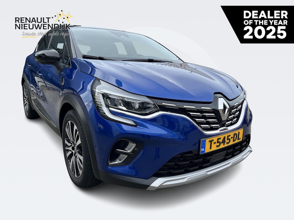 Renault Captur 1.6 E-Tech full hybrid 145 iconic AUTOMAAT l SCHUIF KANTEL DAK / LEDEREN INTERIEUR / STOELVERWARMING / STUURWIEL VERWARMING
