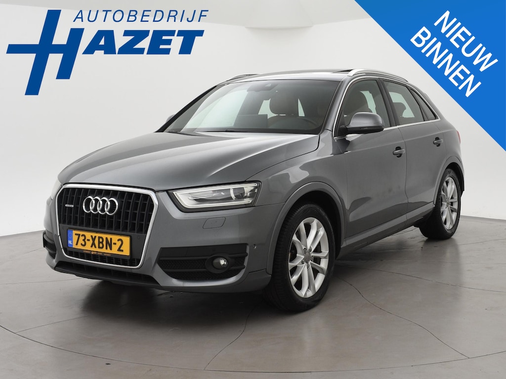 Audi Q3 2.0 TDI 177 PK S-TRONIC AUT. QUATTRO PL + PANORAMA | TREKHAAK 2000 KG | STANDKACHEL | LEDER | CAMERA