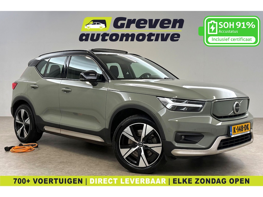 Volvo XC40 Recharge P8 AWD R-Design 78 kWh | Snelladen | SOH 91% | Pano | 360° | Virtual | H/K | Trekhaak | Carplay | Stoel/Stuurverw. | NAP