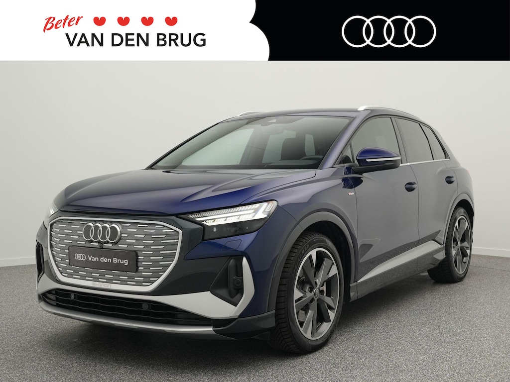 Audi Q4 e-tron S-line | 95,5% | Matrix LED | Stoelverwarming | Camera | Adaptive cruise control |