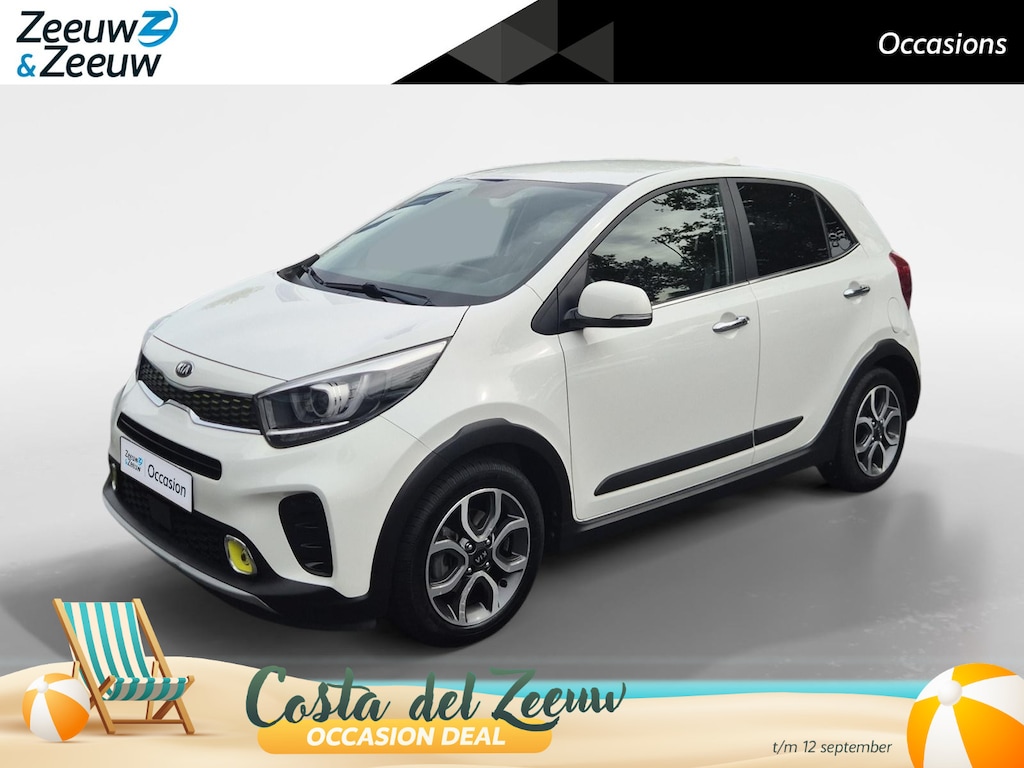 Kia Picanto 1.2 CVVT X-Line | Cruise Control | Climate Control | Camera | Navigatie | Stoelverwarming | Stuurverwarming | Lederen Bekleding | X-Line |