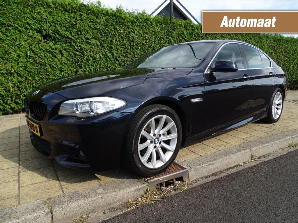 BMW 5-Serie 520I High ex. M-Pakket-Leer-Blth-Navi-Cruise-Pdc