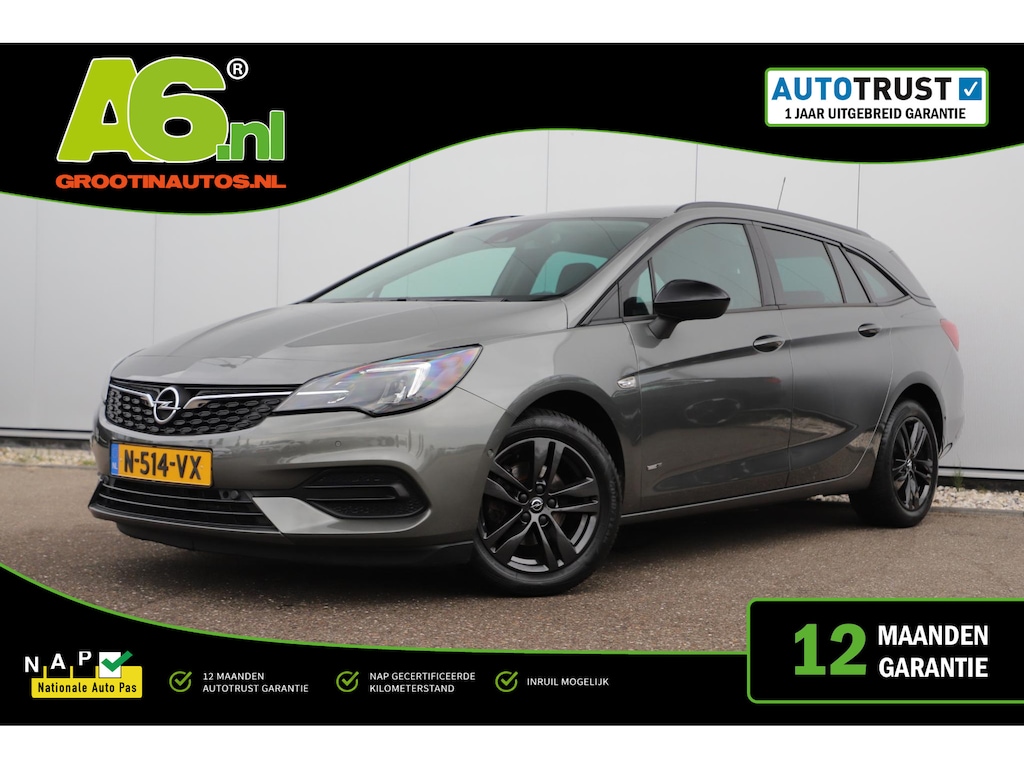 Opel Astra Sports Tourer 1.2 Design & Tech 110PK Sportstoelen Navigatie Achteruitrijcamera Carplay Android LMV Airco Cruise Control
