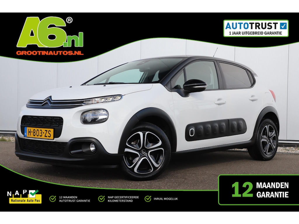 Citroën C3 1.2 PureTech S&S Feel Edition Carplay Android Navigatie Climate Cruise Control Rijstrooksensor Parkeersensor
