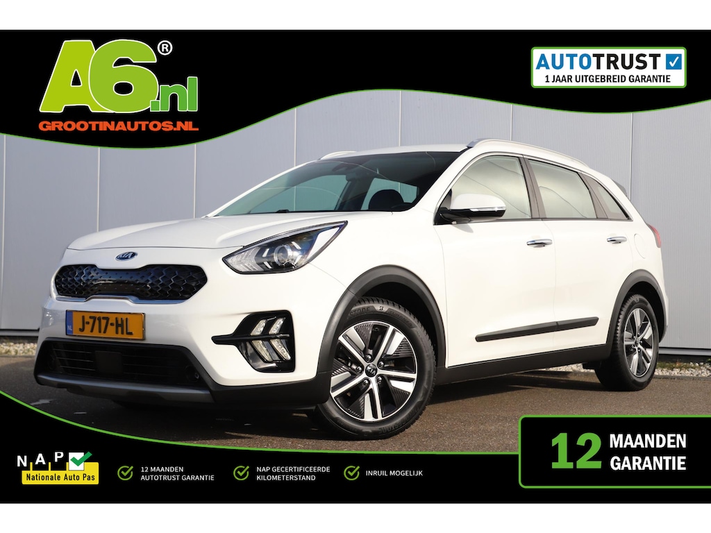 Kia Niro Hybrid 1.6 GDi DynamicLine Half Leder Carplay Android Navigatie Achteruitrijcamera Climate Cruise Control Rijstrooksensor Parkeersensor
