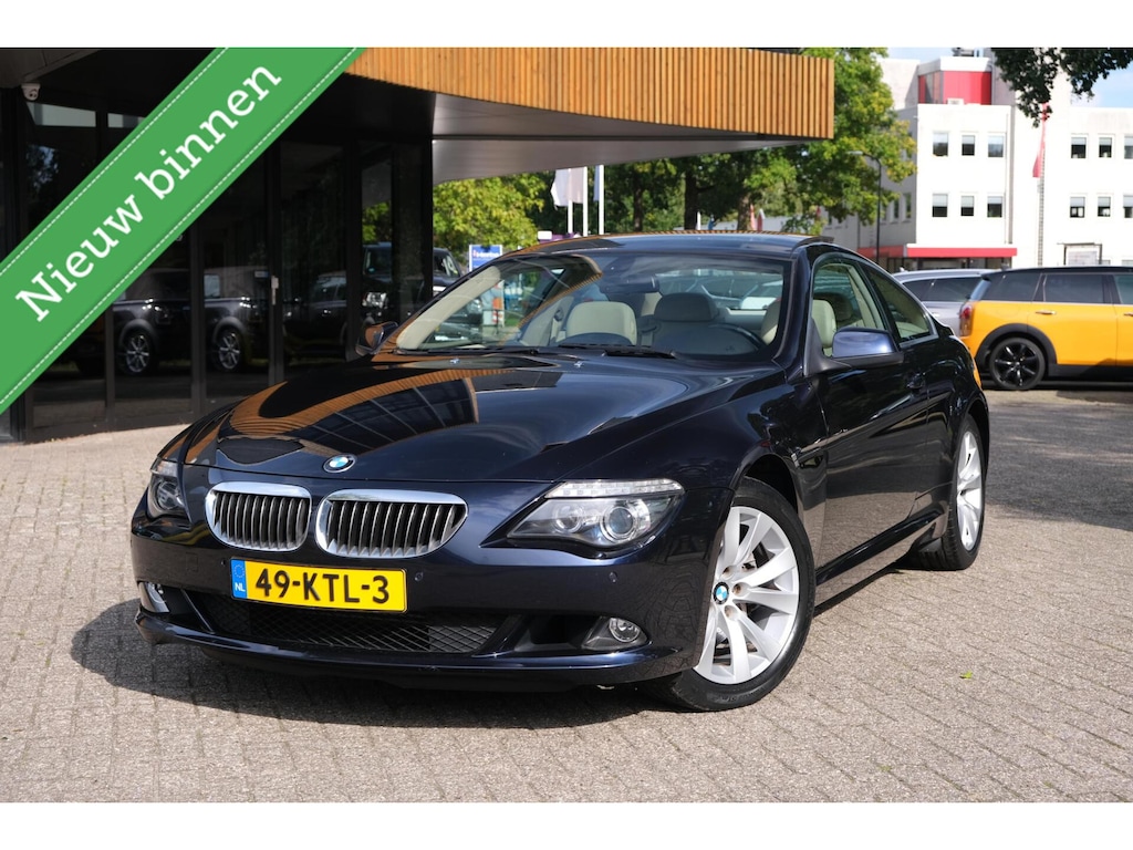 BMW 6-Serie 650i High Executive|Rijklaar!|Pano|367pk!|Youngtimer|Stoelverwarming|Xenon|Keyless|Schuif/-kanteldak|8-CIL|