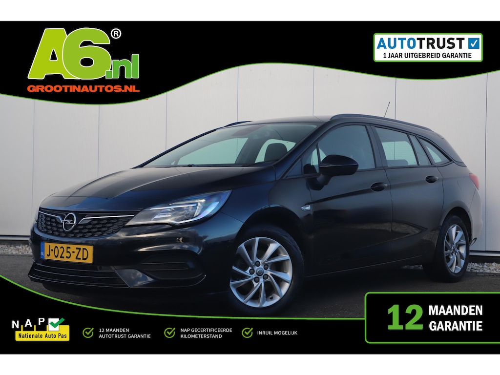 Opel Astra Sports Tourer 1.2 Edition 110PK 16 inch LMV Navigatie Carplay Android Bluetooth Airco Cruise Parkeersensor