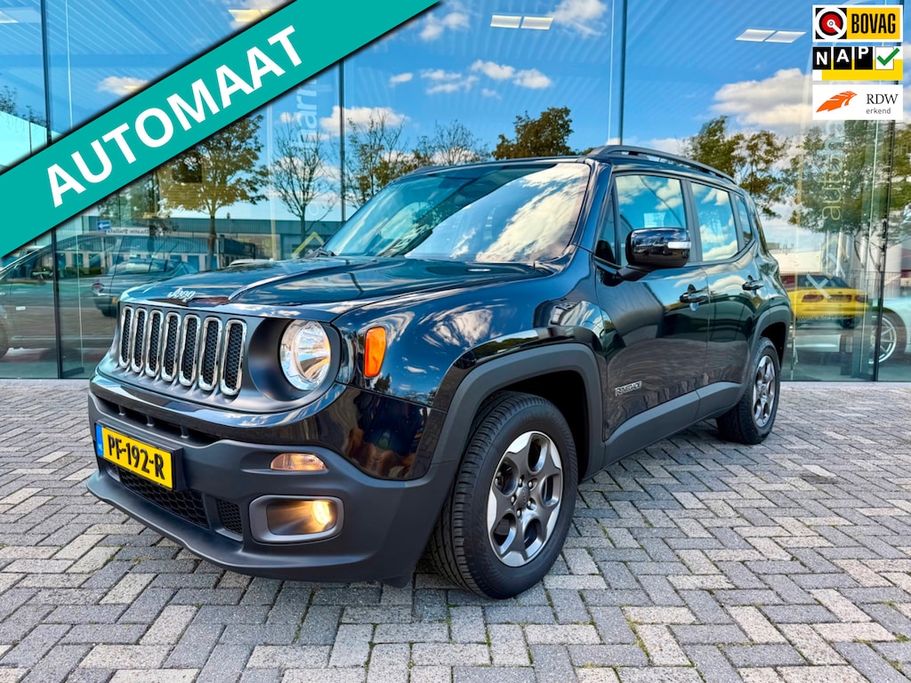 Jeep Renegade 1.4 automaat MultiAir Longitude, NAP, Navi, Cruise, Airco, PDC