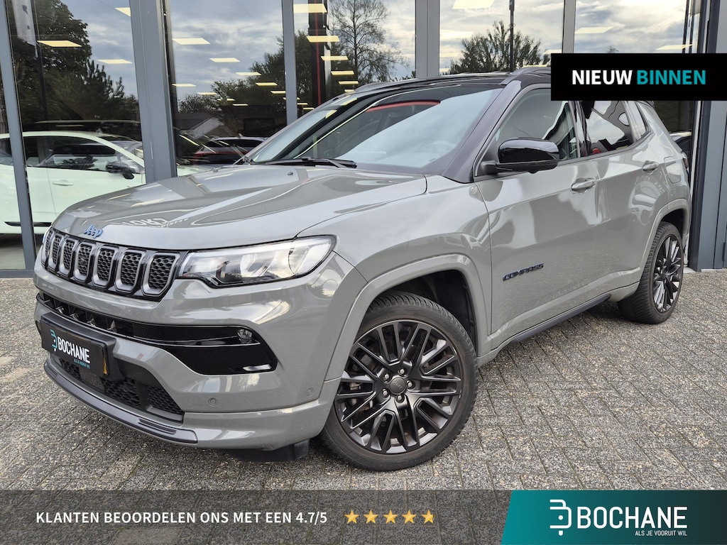 Jeep Compass 4xe 240 Plug-in Hybrid Electric S | Navigatie | Leder | All-Season banden |