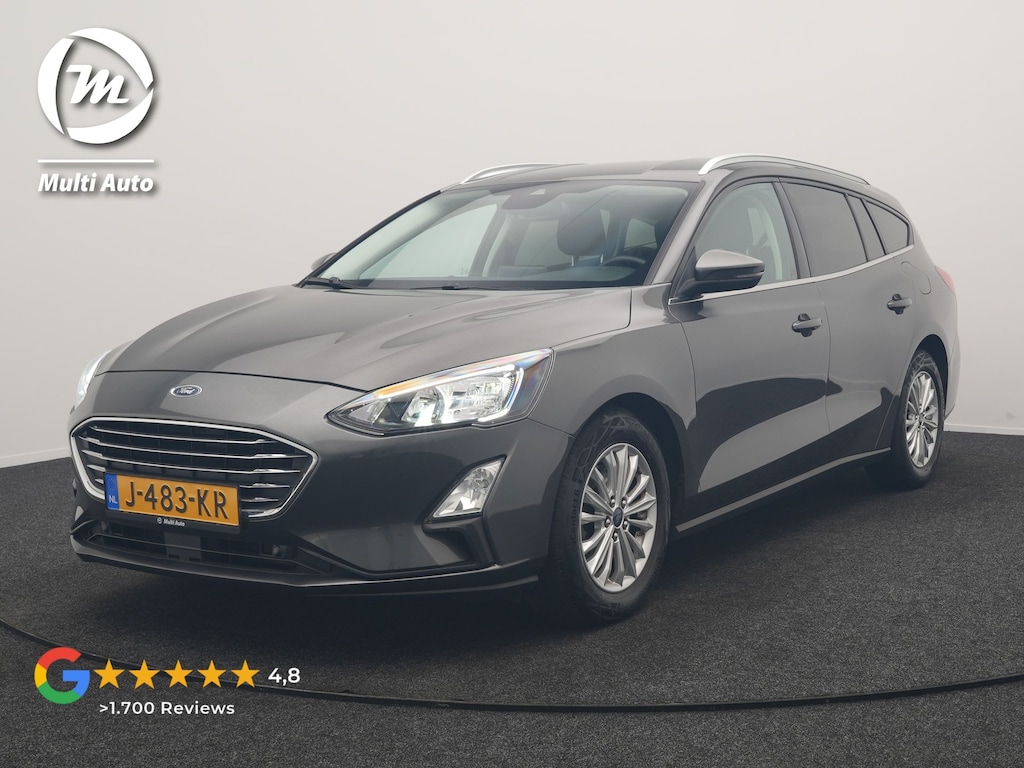 Ford Focus Wagon 1.0 EcoBoost Hybrid Titanium Business 125pk | Camera | Apple Carplay | Keyless | Lane Assist | Elektrische Achterklep | Cruise Control | Virtual | Climate Control | Draadloze Telefoonlader | Navigatie | DAB | 16"L.M |