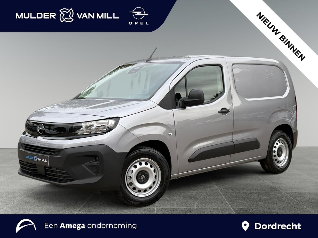 Opel Combo-e Electric L1 50kWh 136pk | ACTIE | 8 jaar garantie | 2-zits | Houten afwerking laadruimte | Multimedia | Draadloze Apple Carplay en Android Auto | Achteruitrijcamera | Parkeersensoren achter | Digital cockpit | Stuurwielbediening | Bestuurdersstoel comfort | Reservewiel en krik | Tweede sleutel met afstandsbediening | van €30.885 voor €24.995 ex. BTW rijklaar