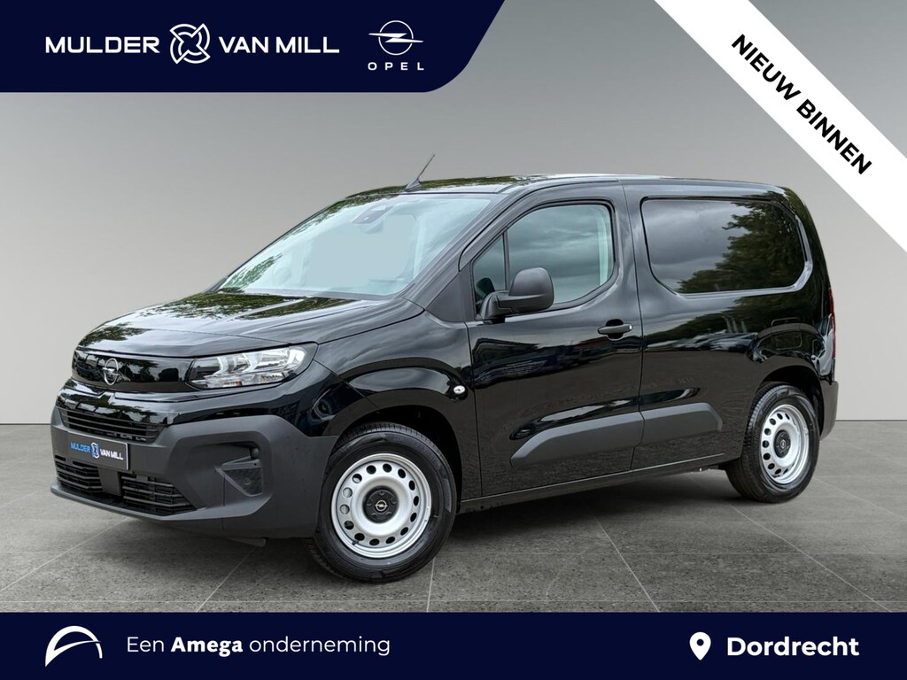 Opel Combo-e Electric L1 50kWh 136pk | ACTIE | 8 jaar garantie | 2-zits | Houten afwerking laadruimte | Multimedia | Draadloze Apple Carplay en Android Auto | Achteruitrijcamera | Parkeersensoren achter | Digital cockpit | Stuurwielbediening | Bestuurdersstoel comfort | Reservewiel en krik | Tweede sleutel met afstandsbediening | van €30.885 voor €24.995 ex. BTW rijklaar