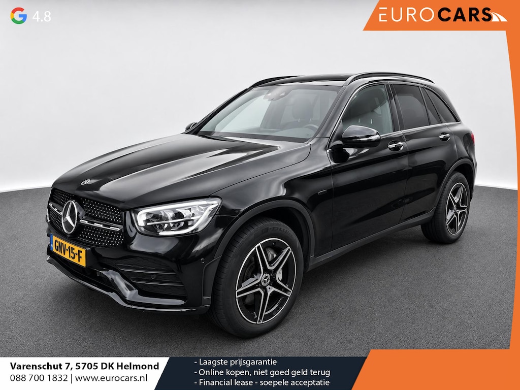Mercedes-Benz GLC 300e 4MATIC Business Solution AMG Navigatie Apple CarPlay Android Auto 360° camera Parkeerhulp Cruise Control Full Led Stoelverwarming Elektrische achterklep Climate Control Lichtmetalen velgen