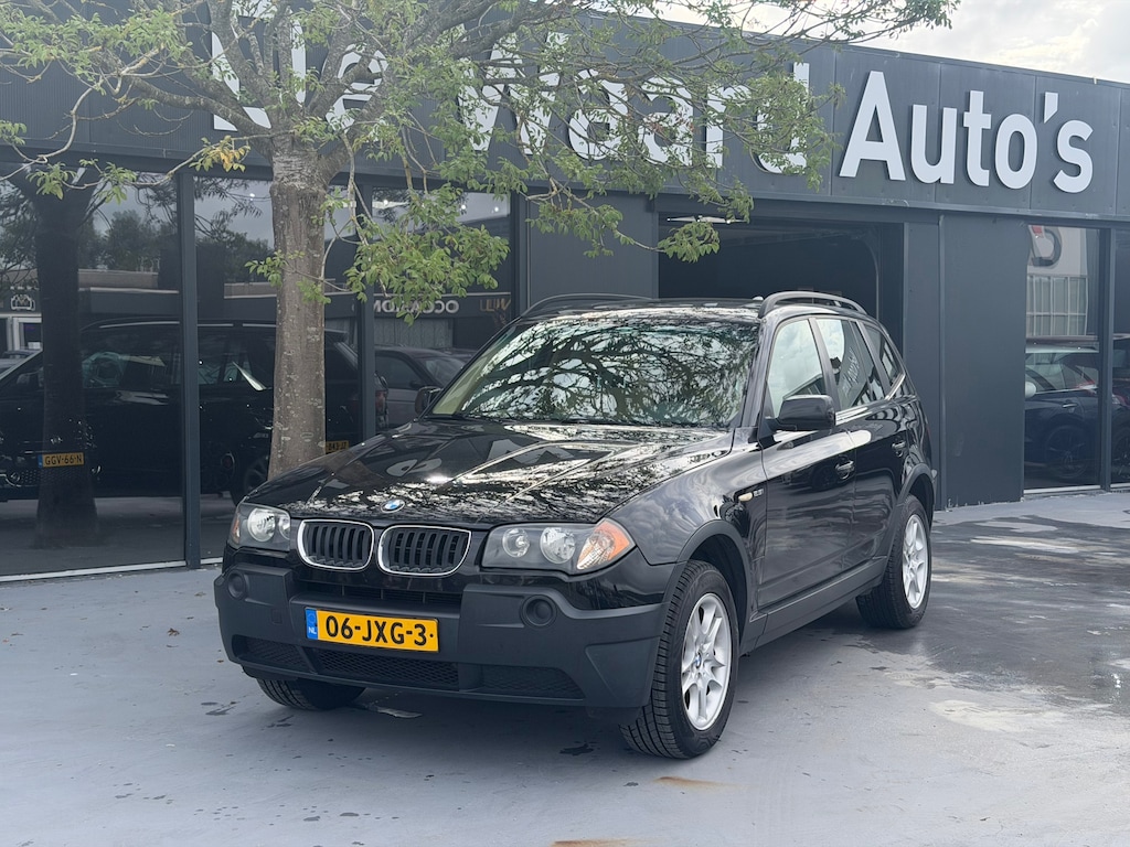 BMW X3 2.5i/airco/cruise/panorama dak/stoel verwarming/ trekhaak/goed onderhouden/6 Maanden garantie