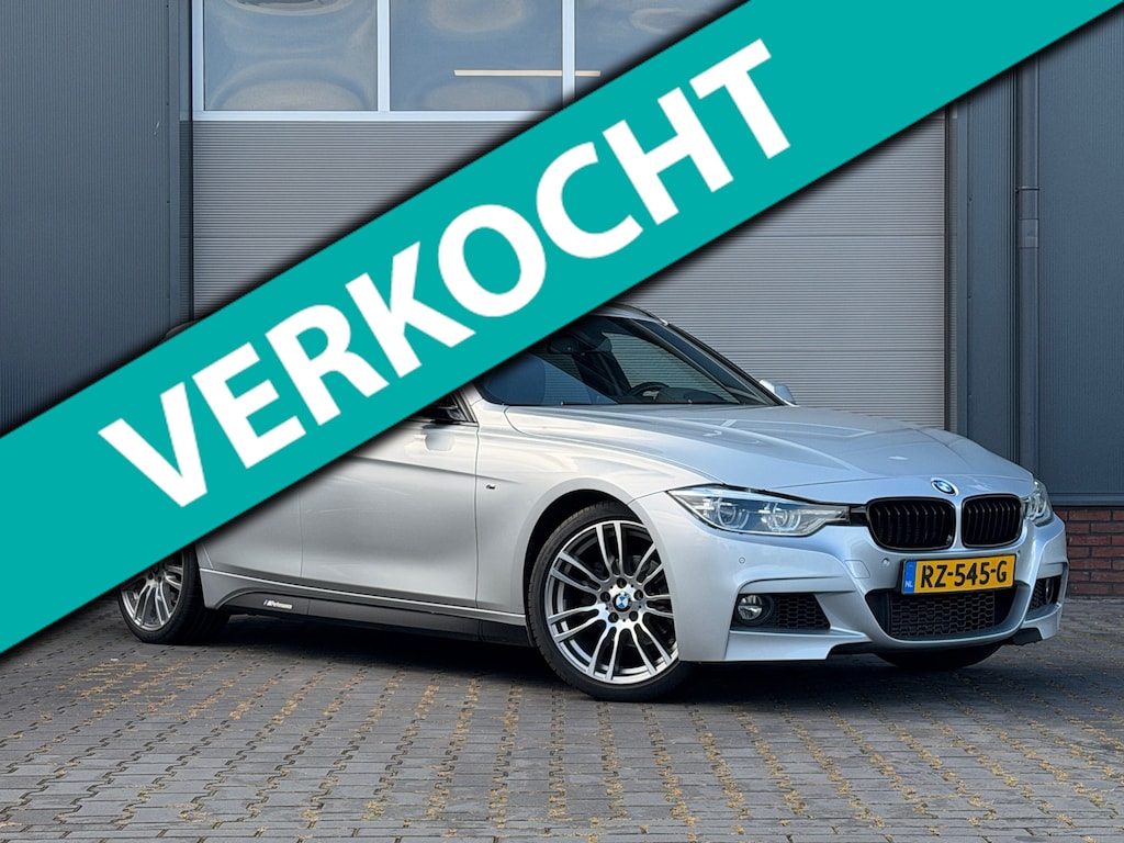 BMW 3-Serie Touring 318i High Executive M-Sport|2018|NAP|Dealer|2x M-pakket|Trekhaak|H&K|Stoelverw.|Elekt. koffer|M pakket|19"LMV