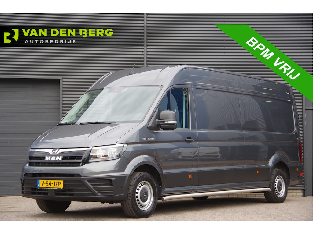 MAN TGE 3.180 35 2.0 Lang L4H3(L3H2) 3-ZITS, 177PK AUT. CAMERA, GEVEERDE STOEL, CRUISE, CARPLAY, NL AUTO, NAP