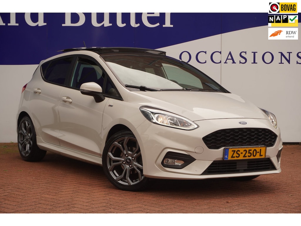 Ford Fiesta 1.0 EcoBoost ST-Line+Led+Pano-dak+Apple-CarePlay+Privacy-Glass+Vleugel+Nweq-APK !!