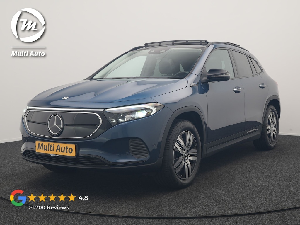 Mercedes-Benz EQA 250 Business Solution Luxury 67 kWh 190pk Dealer O.H | Trekhaak Af Fabriek | Panodak | Camera | Sportstoelen Verwarmd | Head Up | Keyless | Blis | Sfeerverlichting | DAB | Park Assist | Navigatie | 18"L.M