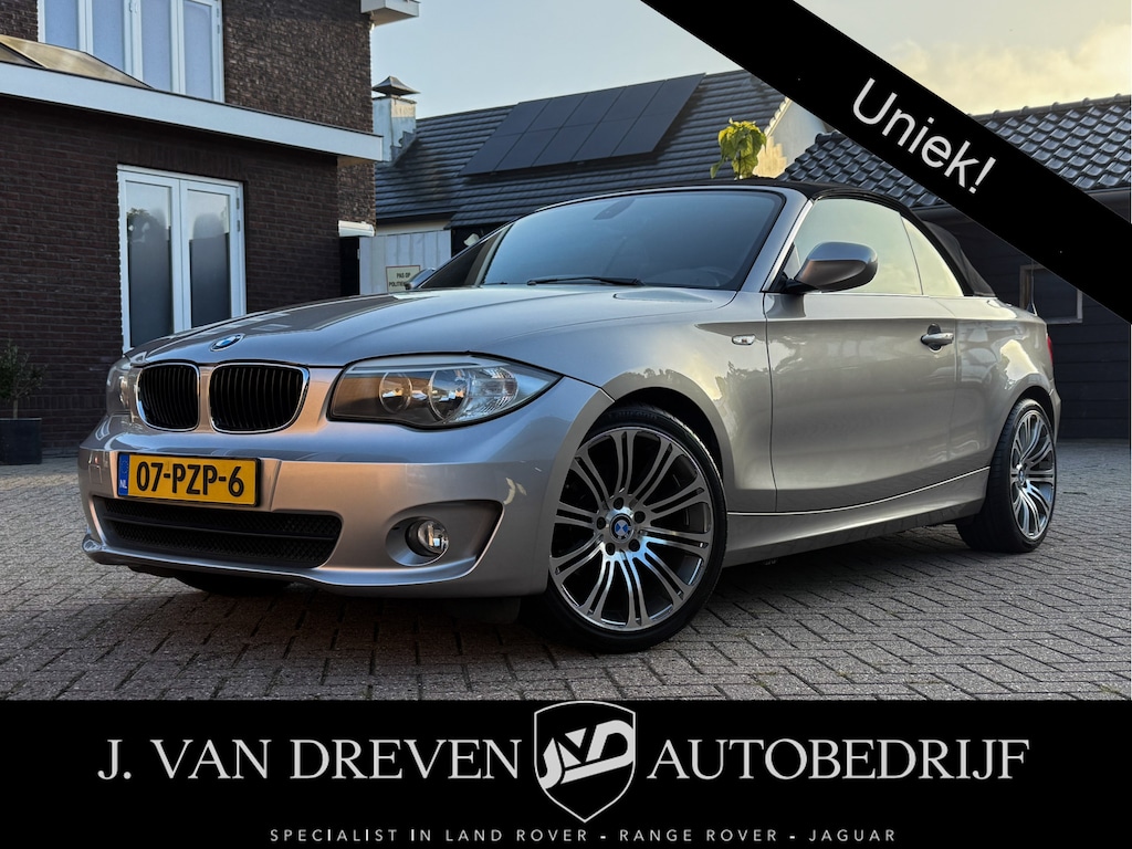BMW 1-Serie Cabrio 118i Executive - M-sportstuur, Stoelverw. Navi, Parksens, Leder!