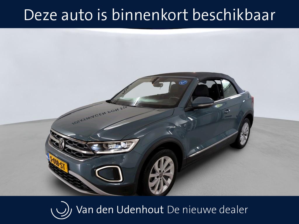 Volkswagen T-Roc Cabrio 1.5 TSI 150pk DSG Style Cabriolet | Stoelverwarming | Camera | Acc | Keyless