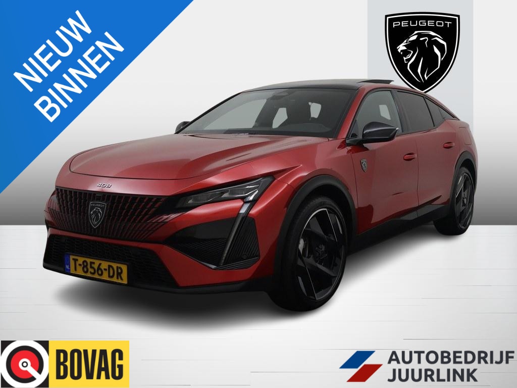 Peugeot 408 1.6 HYbrid GT 225Pk Navi/Cam/LED/Adap Cruise /Alcantara/Schuif-Kantel Dak/Climat Control