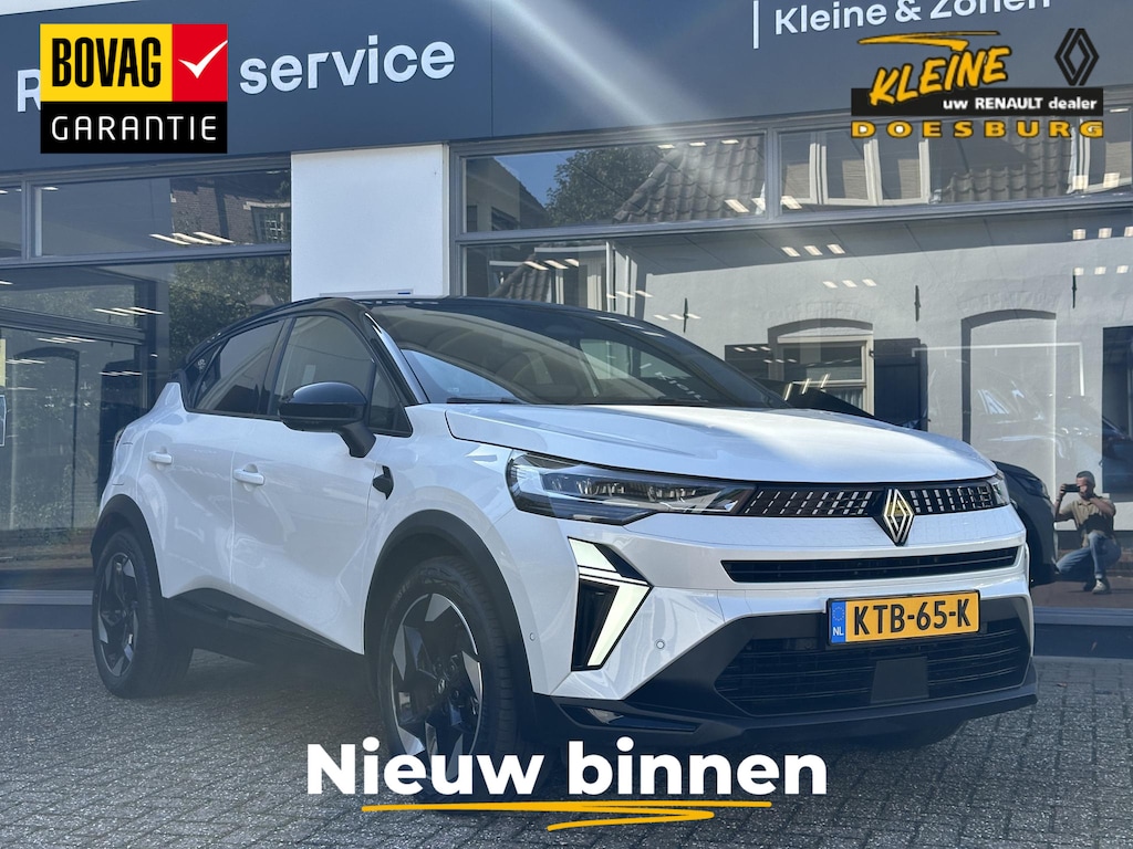 Renault Captur 1.8 E-Tech full hybrid 160 techno | Google Built-in | Airco | Camera en Sensoren | Nieuwe auto!! | Wit metallic | Apple Carplay/Android Auto |