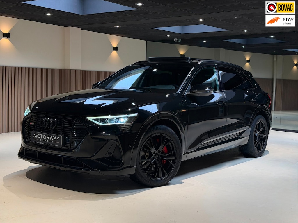 Audi E-tron E-tron 50 quattro edition Black 71 kWh|Pano|Memory|S line|Keyless|