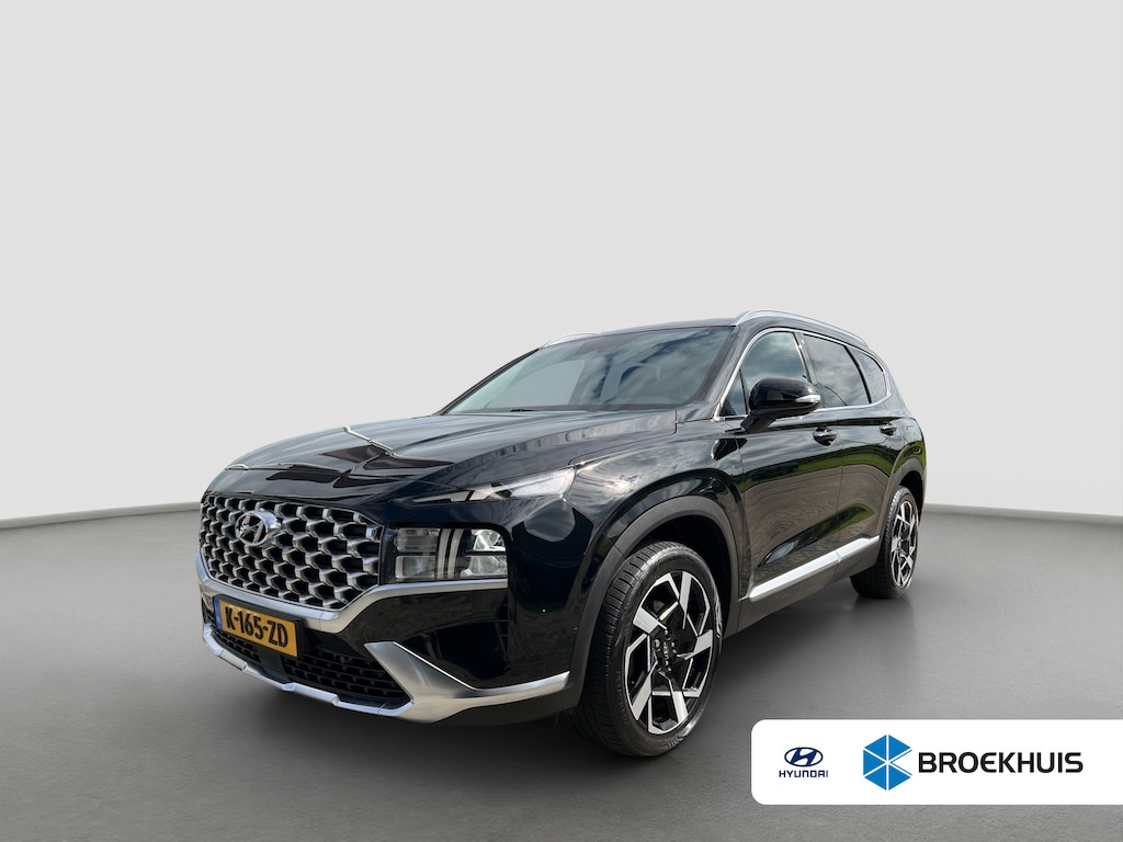 Hyundai Santa Fe 1.6 T-GDI HEV 230pk Comfort Smart 7p. | Camera | Trekhaak | Carplay | Premium Audio | Leder | Adaptive cruise controle | Dodehoek detectie | Elektrische voorstoelen | Navigatie | Stoelverwarming
