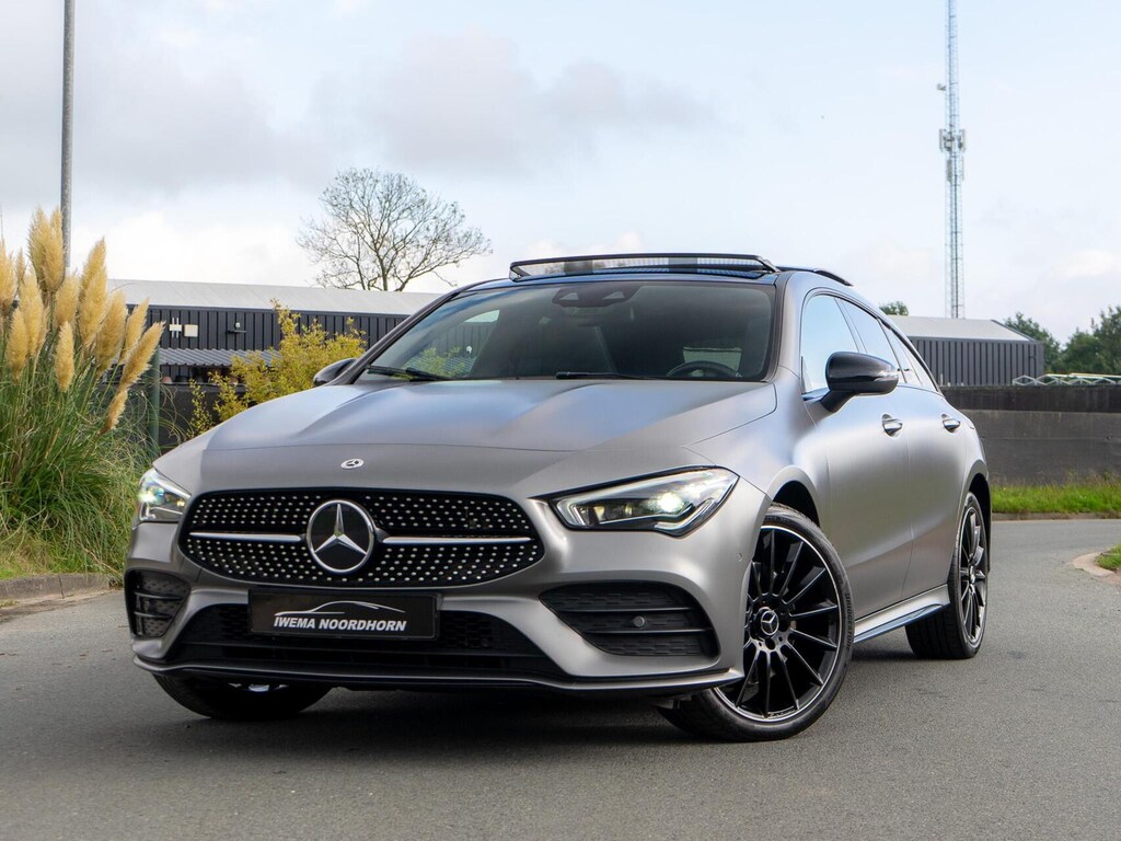 Mercedes-Benz CLA Shooting Brake 250 e AMG |Panoramadak|Camera|Multibeam|Stoelverw.|Night pakket|AMG pakket|Sfeerverlichting|