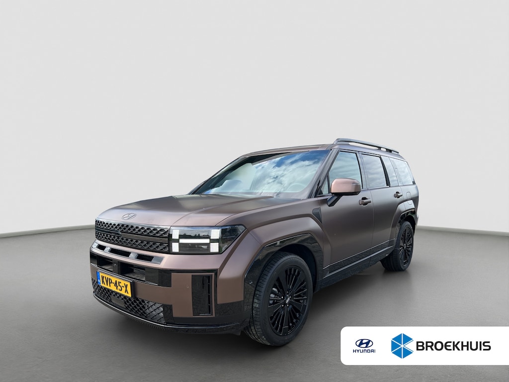 Hyundai Santa Fe 1.6 T-GDI PHEV 252pk Black Line 4WD 7p. | Draadloos carplay | Trekhaak | Premium Audio | Stoelventilatie | Bestuurdersstoel met geheugen | Head-up display | Leder | 360 graden camera | Stoelverwarming