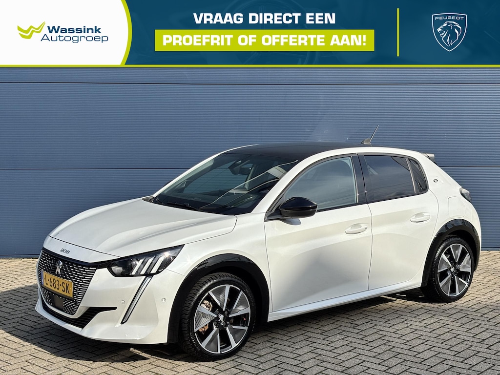 Peugeot e-208 EV GT Pack 50 kWh | Stoelverwarming | Panorama dak | LED | Parkeersensoren |