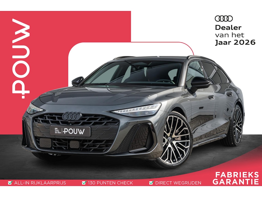 Audi A6 Avant 2.0 e-hybrid 299pk quattro S edition | Trekhaak | Achterasbesturing | Bijrijdersscherm | 360° camera