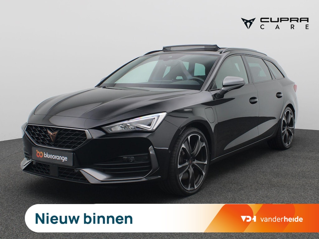 CUPRA Leon Sportstourer 1.4 e-Hybrid VZ Performance 245PK DSG SOH 93%, Panoramadak, Achteruitrijcamera, Elektr. Achterklep, Stuur/stoelverwarming, Keyless, Adaptieve Cruise Control, 19" LM Velgen