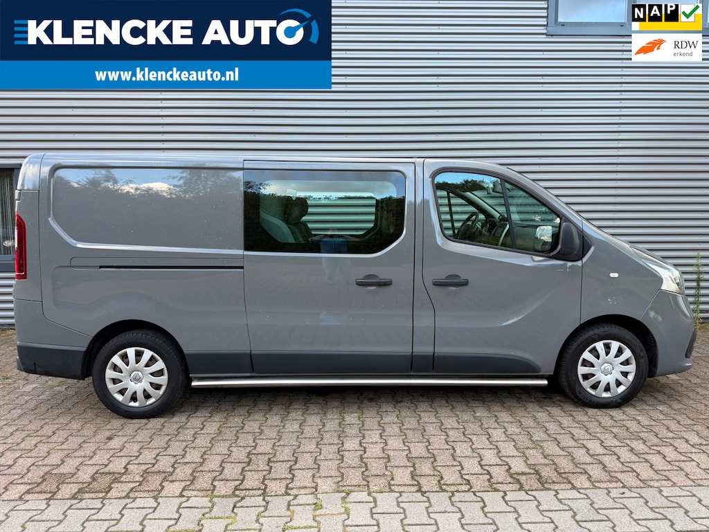 Renault Trafic 1.6 dCi T29 L2H1 LED 256.268KM Leer Navi Trekhaak Dubbel cabine Keurige staat !