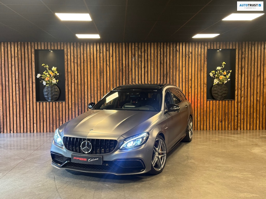 Mercedes-Benz C-klasse Estate AMG 63 S / Keramisch / Burmester / Pano / Magno / 360 Camera / Memory