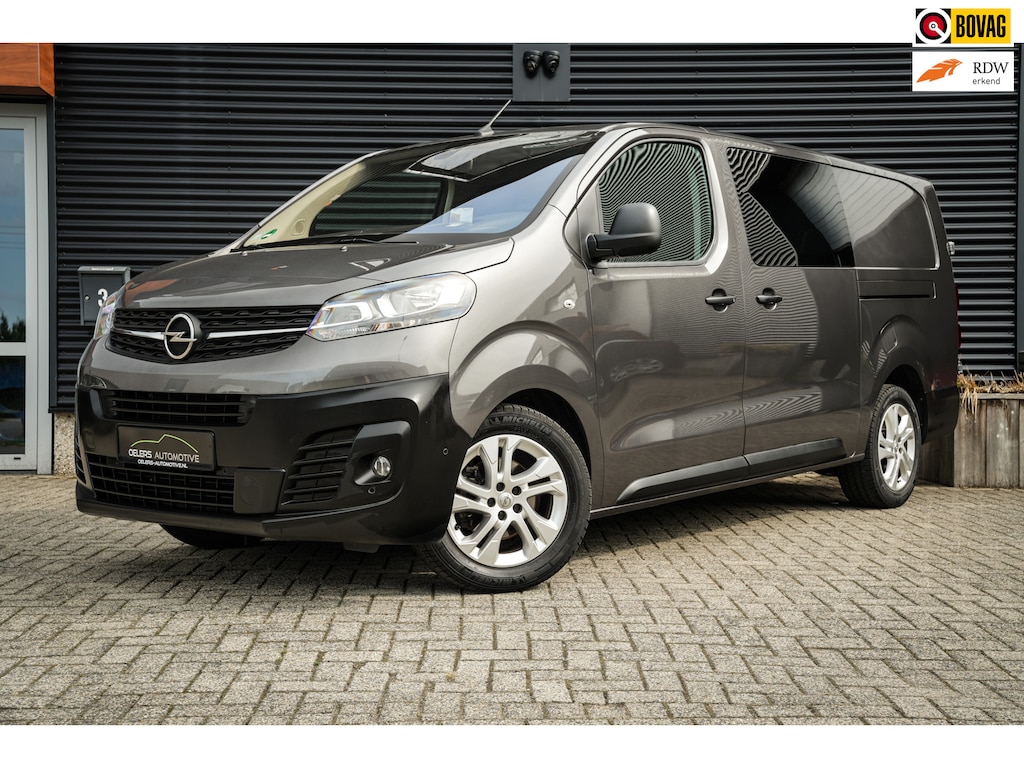 Opel Vivaro 2.0 CDTI 150PK L3 Dubbele Cabine | ACC | CarPlay | 2x Schuifdeur | Trekhaak | 6-Persoons | Camera |