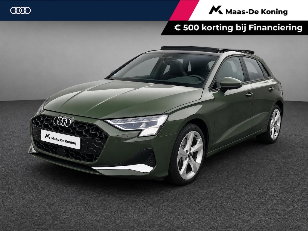 Audi A3 Sportback 40 TFSIe 204pk Advanced edition · Panoramadak · Camera · Elek. Achterklep · Sonos Audio · Head-Up · 18'' Inch · Garantie t/m 06-10-2030 of 100.000km
