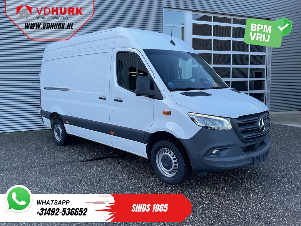 Mercedes-Benz Sprinter 317 CDI L2H2 Aut. LED/ 270Gr.Deuren/ Stoelverw./ Gev.Stoel/ Navi/ Airco/ Camera/ Cruise/ PDC