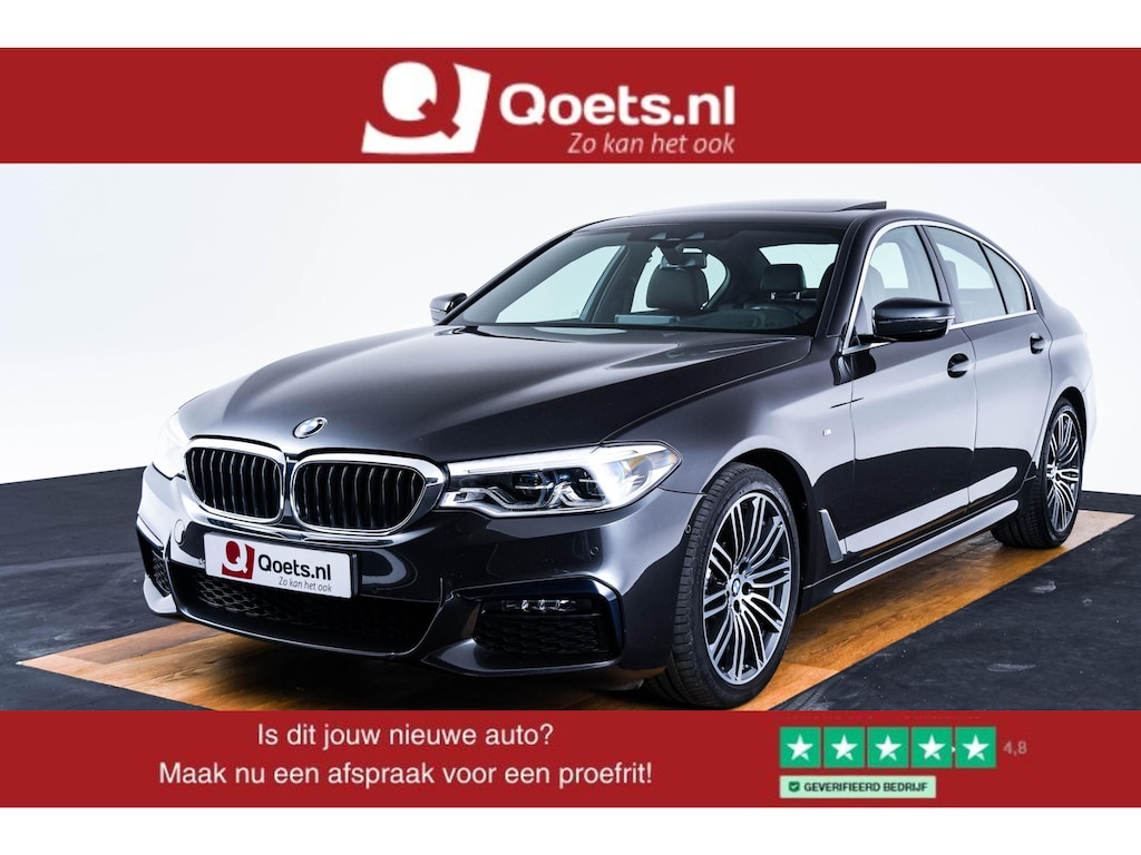 BMW 5-Serie 520i High Executive Edition M Sport - Panoramadak - Head up - Driving/Parking Assistant - Comforstoelen - Elektrisch verwarmde voorstoelen - Navigatiesysteem Professional -