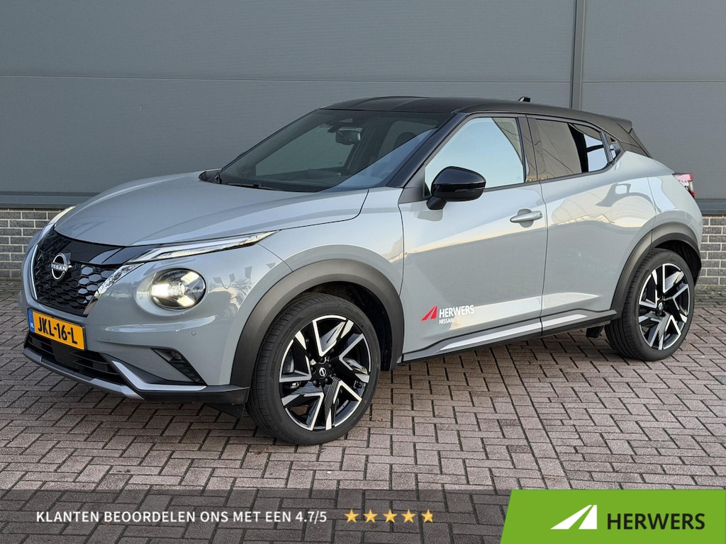 Nissan Juke 1.6 Hybrid N-Design cold pack / Navigatie / Stuur- & Stoelverwarming / Apple Carplay & Android Auto / Achteruitrijcamera / Parkeersensoren V & A /