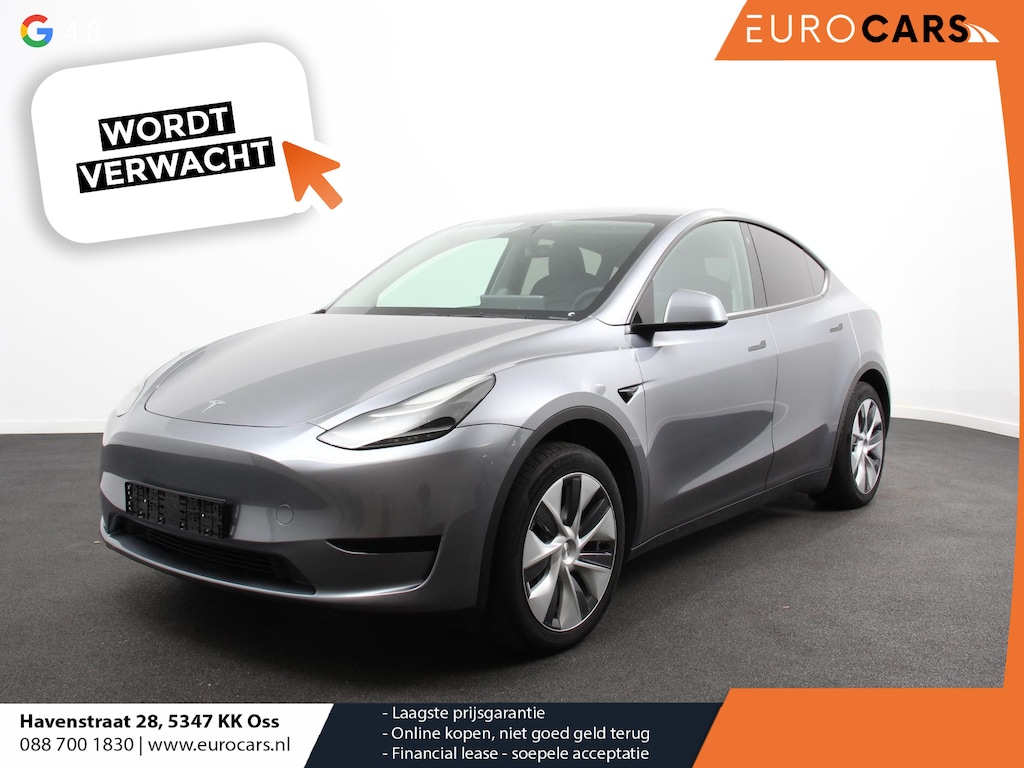 Tesla Model Y Long Range AWD 75 kWh Climate control Adaptieve cruise control Achteruitrijcamera Panoramadak Keyless Stuurverwarming Stoelverwarming LED Navigatie Parkeersensoren
