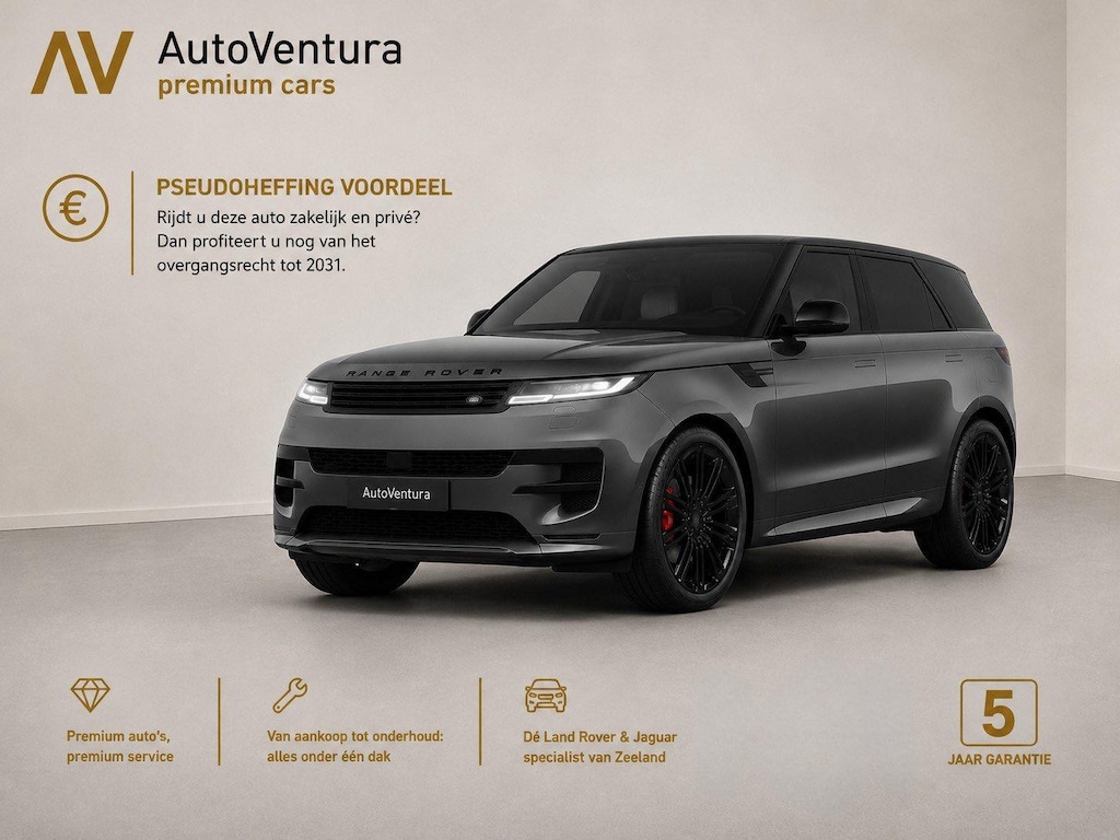 Land Rover Range Rover Sport 3.0 P550e Autobiography PHEV l Schuif- /kantel Pano l Stoelventilatie l Black Pack l 23" Inch Velgen | Trekhaak