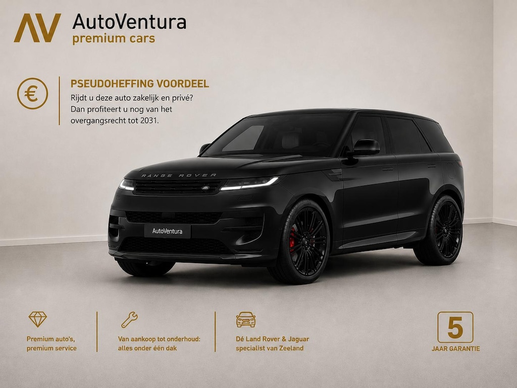 Land Rover Range Rover Sport 3.0 P550e Autobiography PHEV l Schuif- /kantel Pano l Stoelventilatie l Black Pack l 23" Inch Velgen | Trekhaak